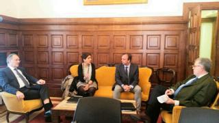 El vocal del CGPJ Álvaro Cuesta visita Oviedo
